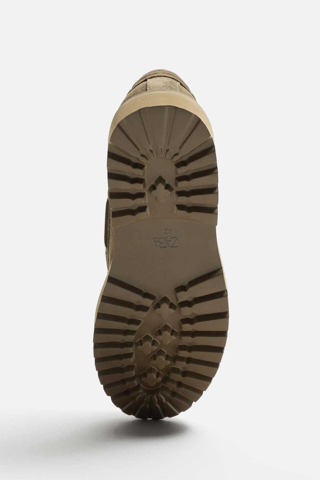 LEATHER DECK SHOES - Zara фото 9