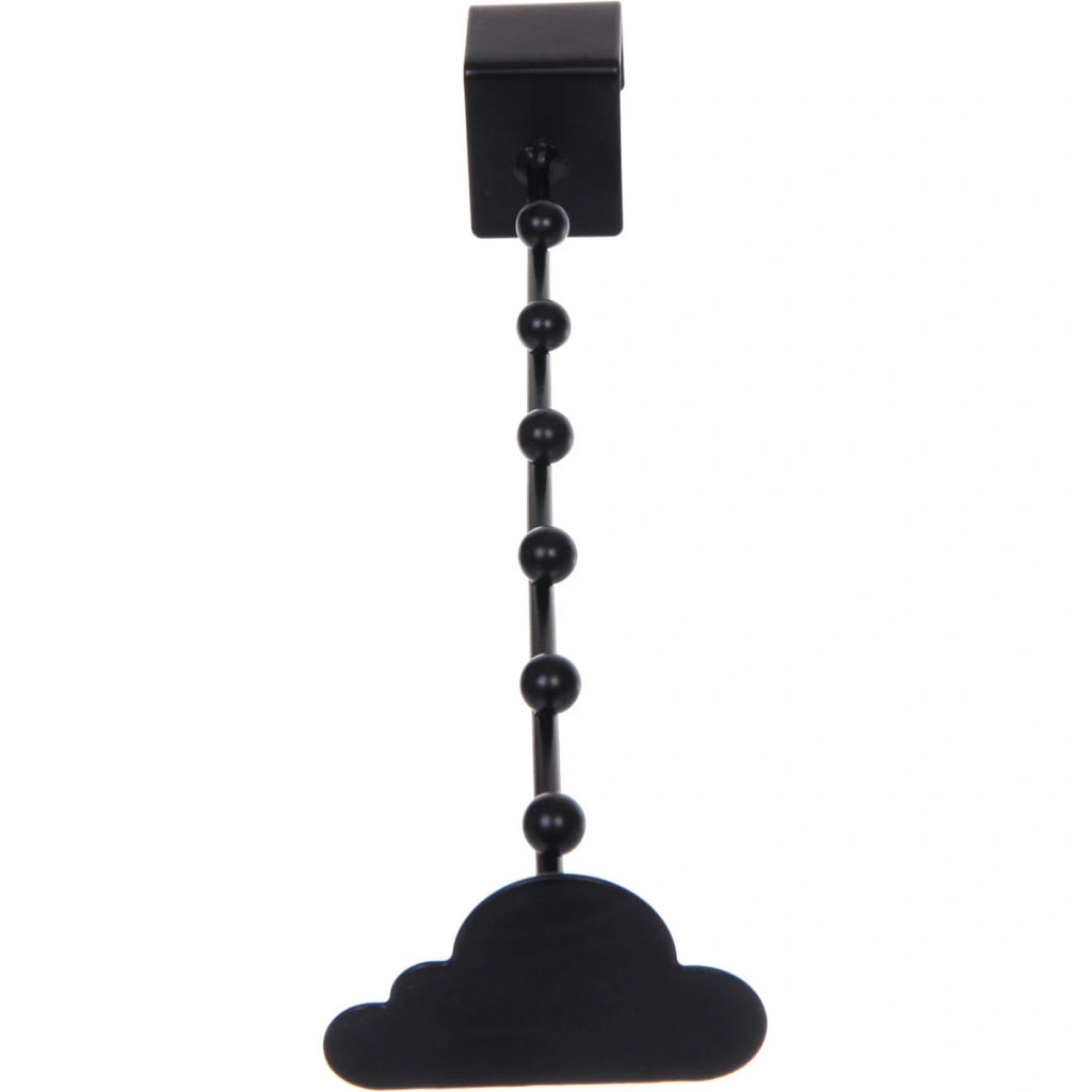 Цена за 4 шт. Вешалка металлическая надверная "ФАРГО", цвет черный, 27*6.1*3.6см (лейбл)