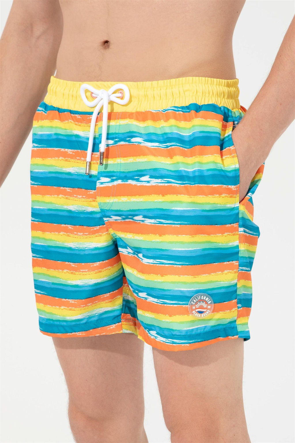 Мужские голубые шорты для плавания Неожиданная скидка в корзине - U.s. polo assn фото 2