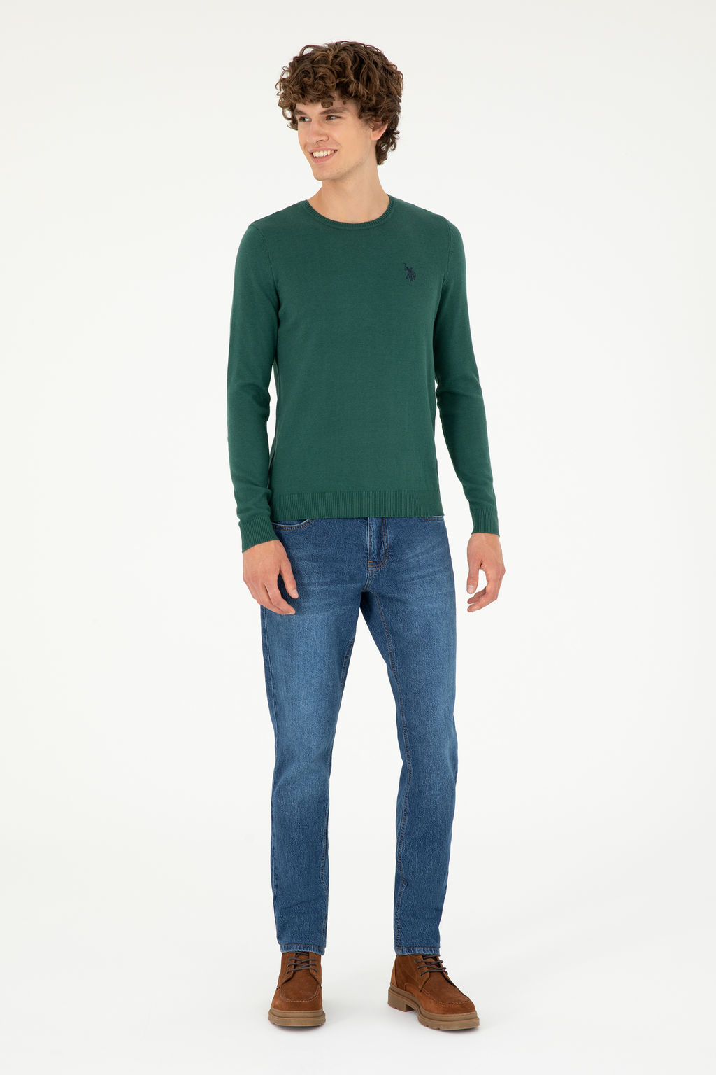 Erkek Koyu YeЕil Basic Kazak - U.s. polo assn фото 4
