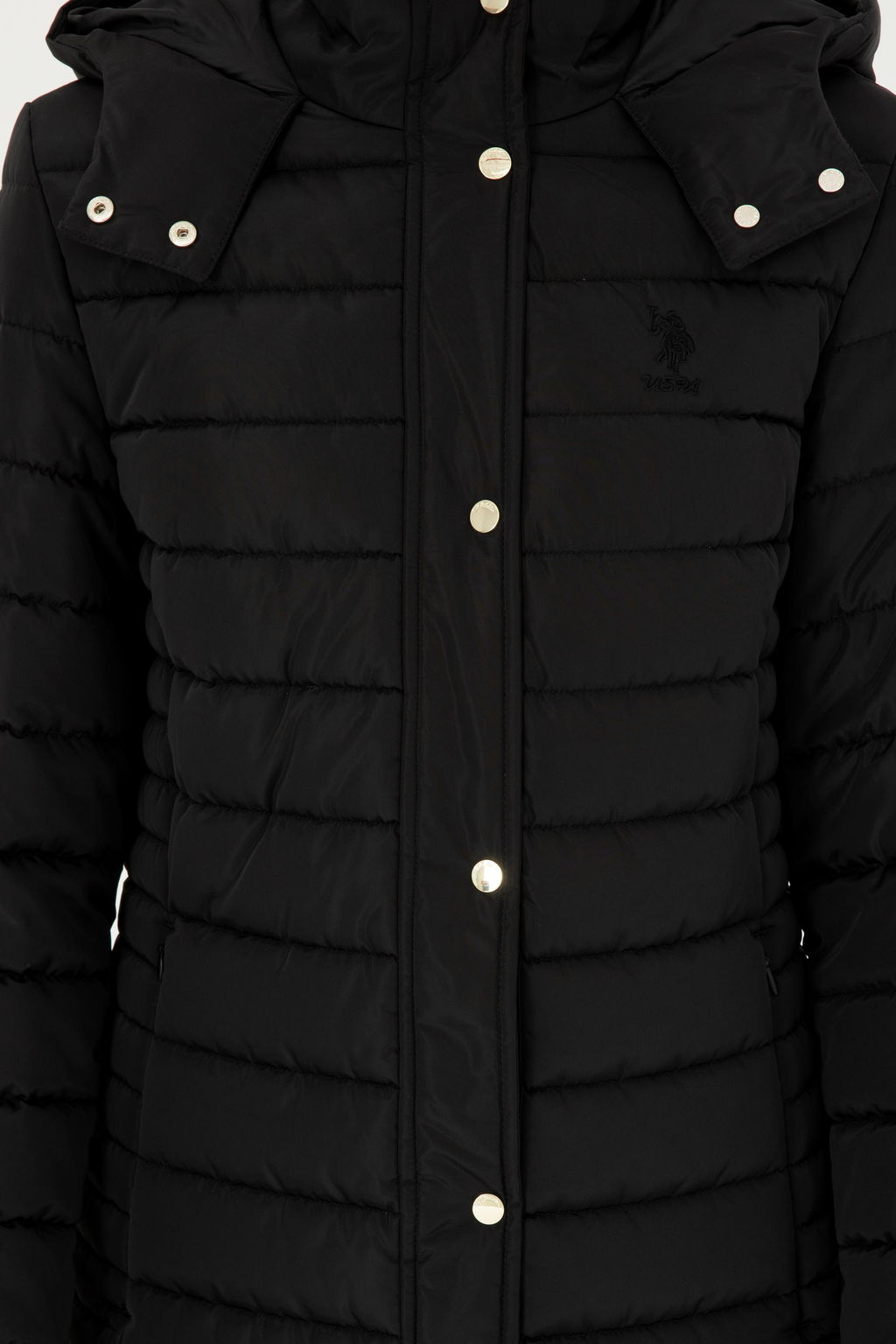 Женское черное пальто - U.s. polo assn фото 6