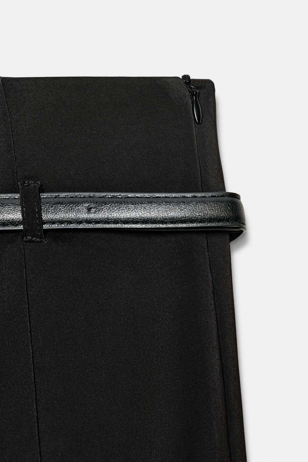 HIGH-WAIST LEGGING TROUSERS WITH BELT - Zara фото 8