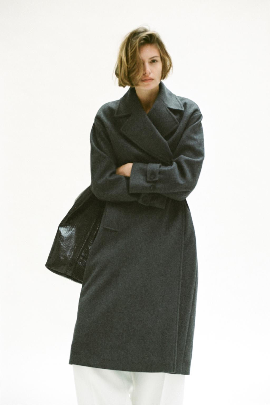 OVERSIZED SOFT COAT - Zara фото 10