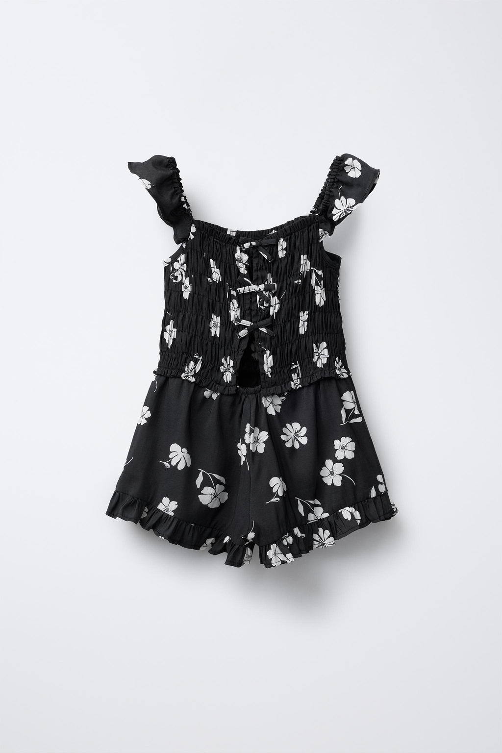 FLORAL SHORT PLAYSUIT - Zara фото 2