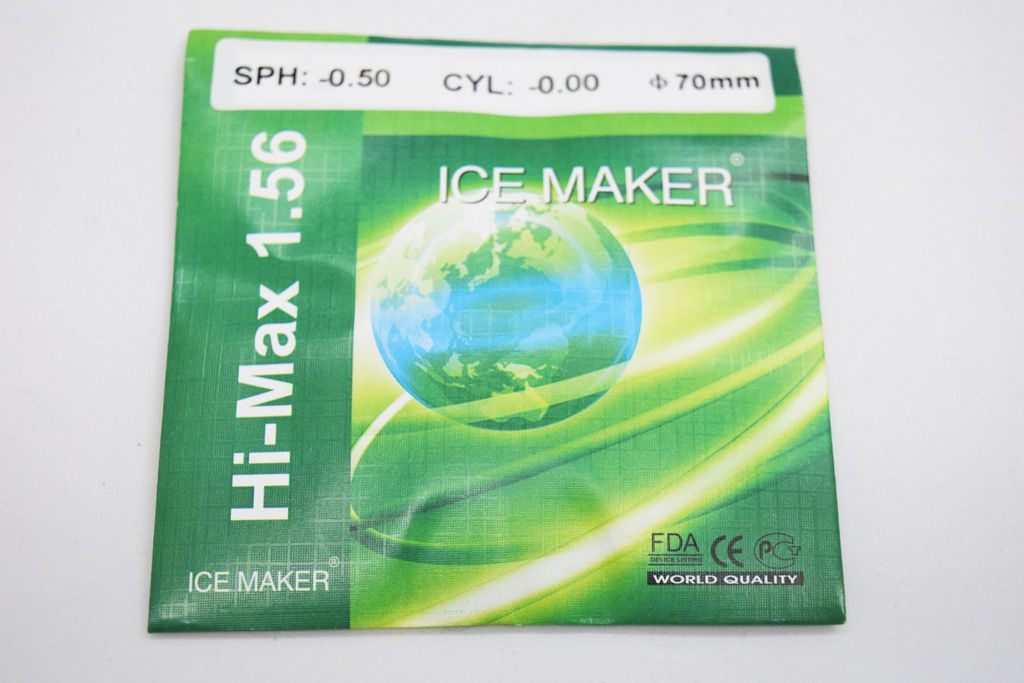 ЛИНЗЫ HI-MAX 1.56 Ф70 (ЗЕЛ) SPH -5.00 CYL -1.25