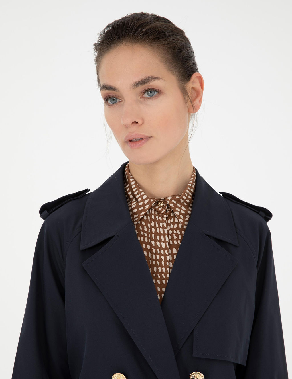 Lacivert Regular Fit Tren_kot