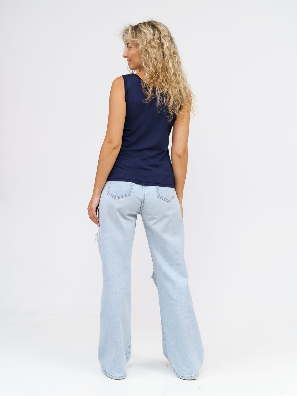 Майка топ Вискоза 95%, лайкра 5% - Ивассорти фото 43