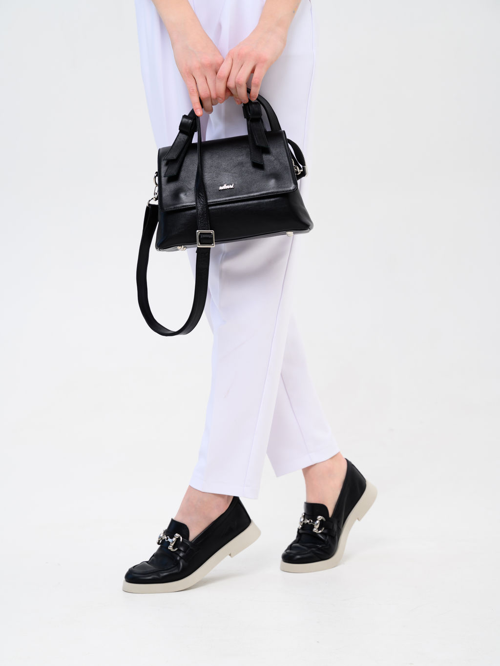 Лоферы туфли EDART 172.1841be. Черный кожа - Ed'art фото 14