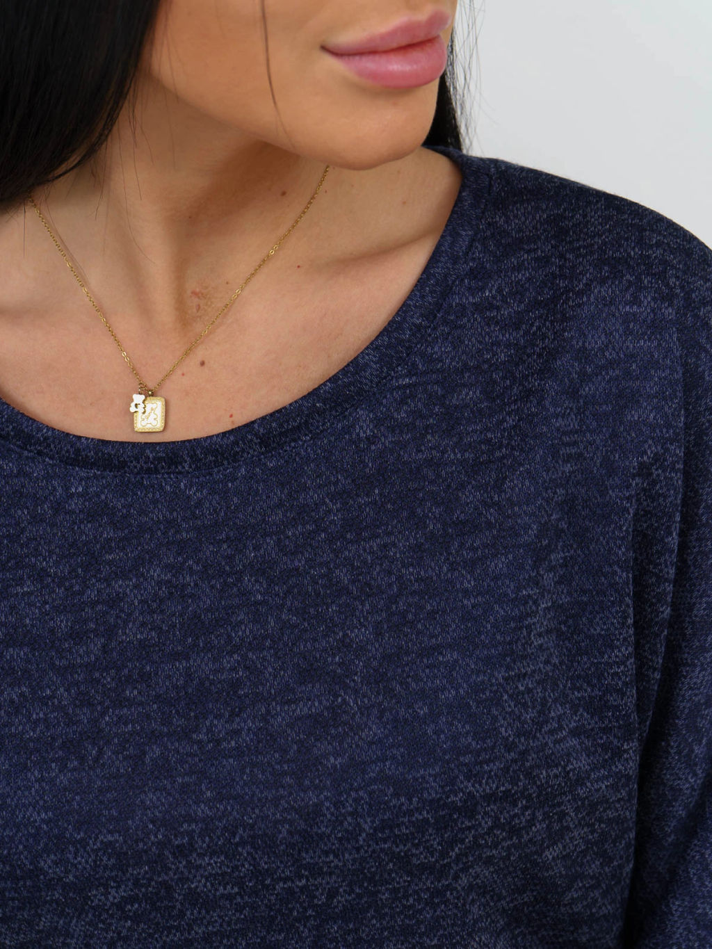 Туника женская, цвет синий