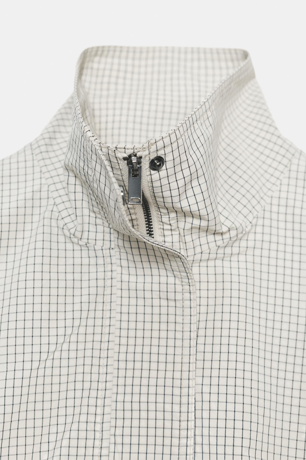CHECK NYLON JACKET - Zara фото 24