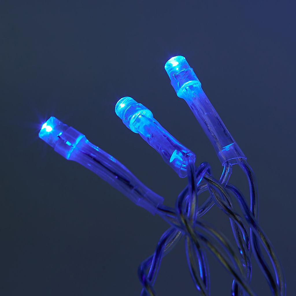ULD-C3020-160/DTA BLUE IP20 Занавес светодиодный, 3х2м. 160 светодиодов. Синий свет. Провод прозрачный. TM Uniel - Volpe фото 6