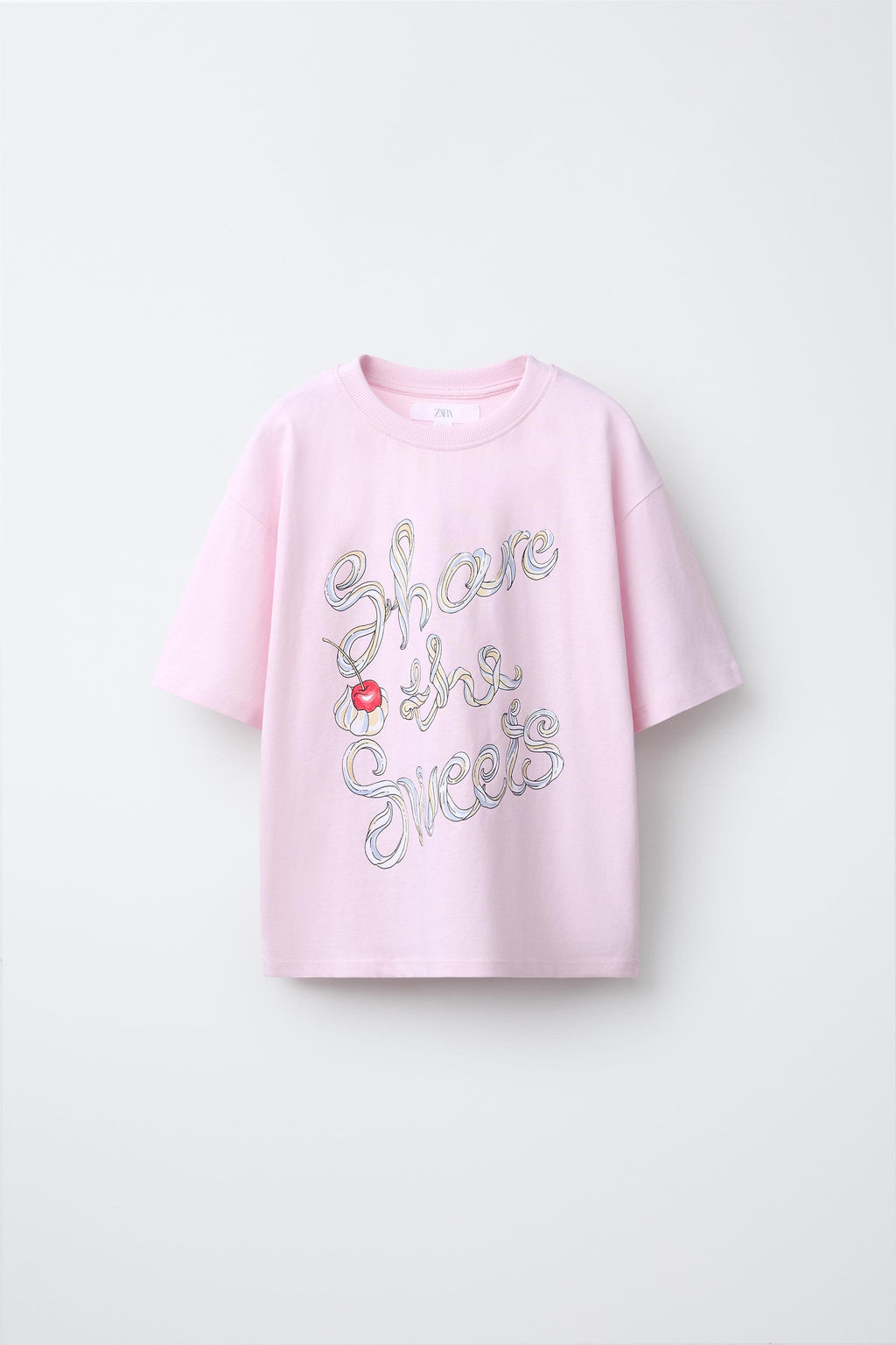 CAMISETA ESTAMPADA / Rosa - Zara фото 2