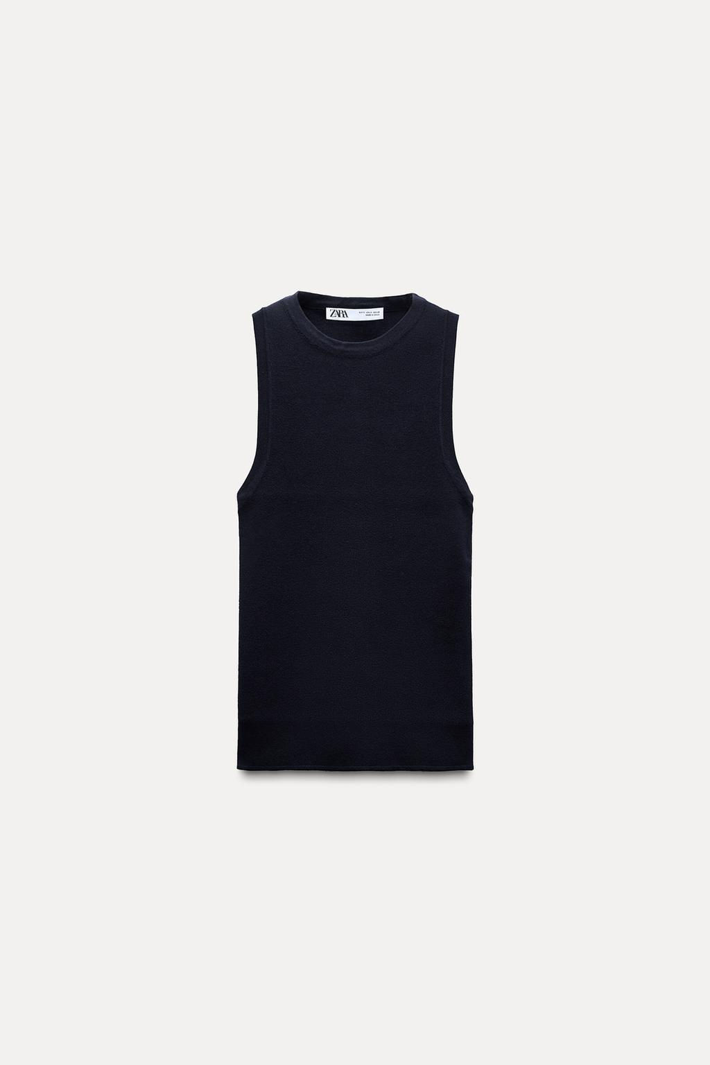 BASIC PLAIN KNIT TOP - Zara фото 9