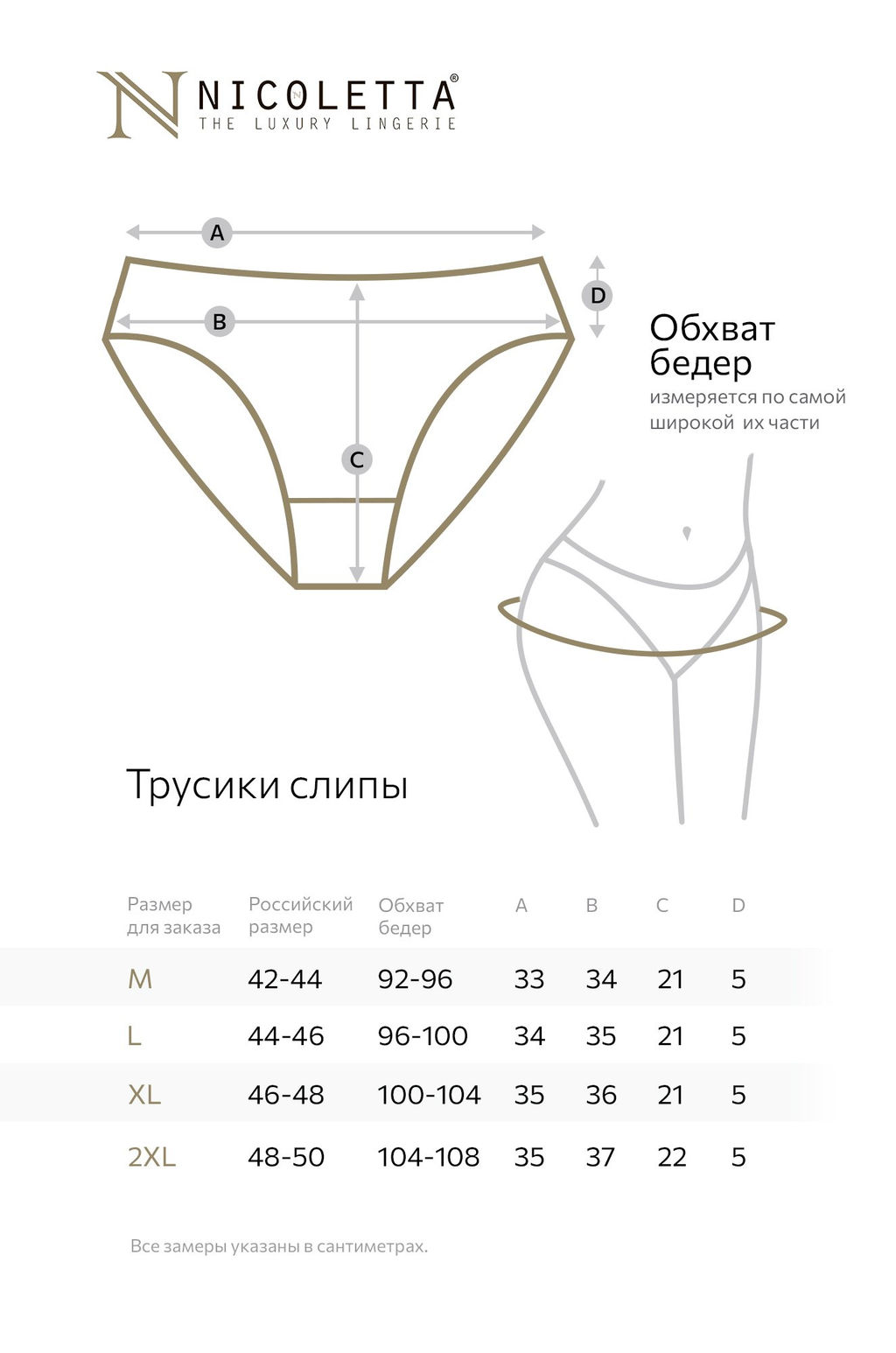 Женские трусы-слипы 5 шт. Nicoletta  фото 3