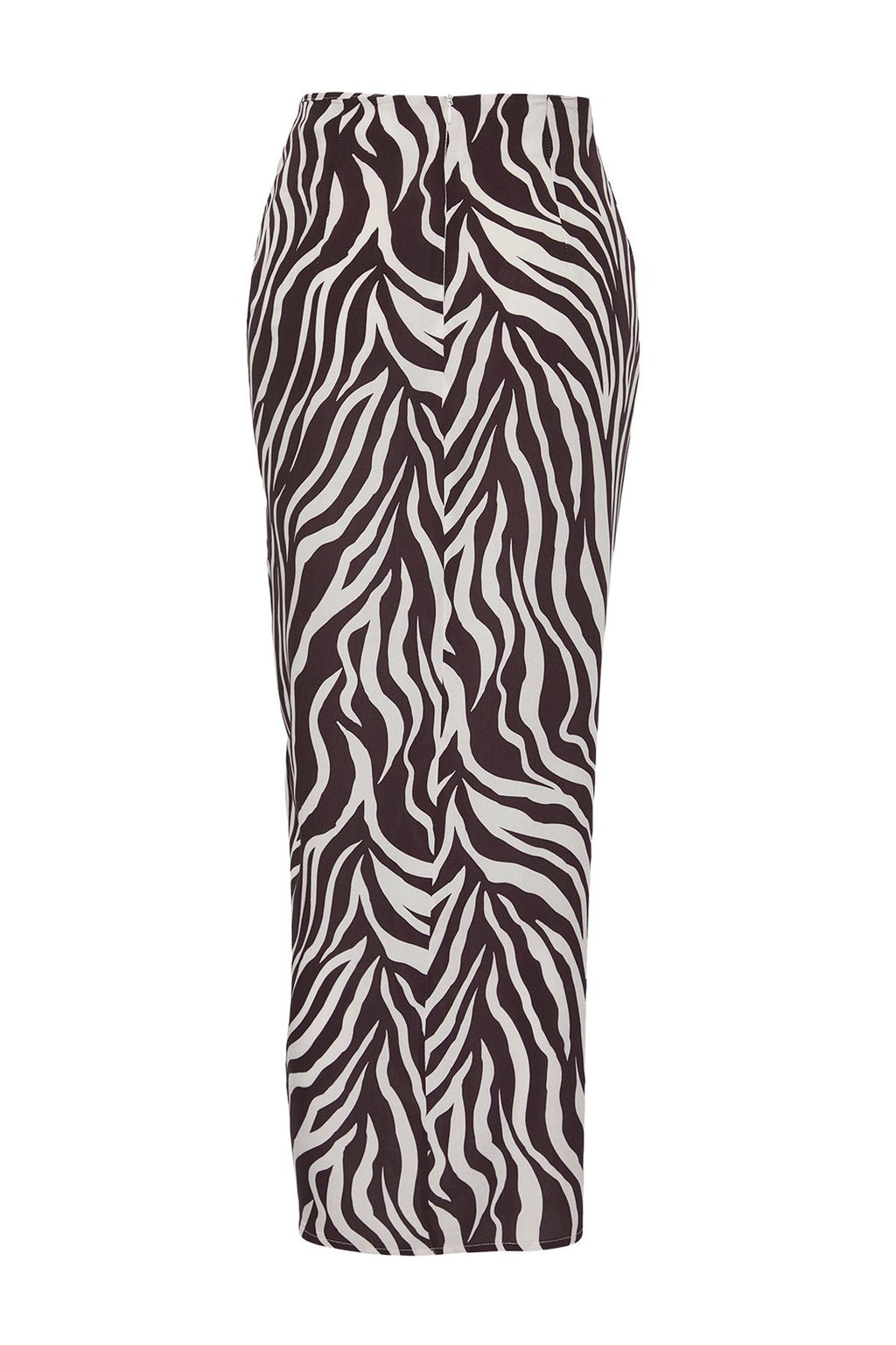 Trendyolmilla Zebra Desenli Dokuma Drapleli Plaj Etek TBESS25ET00014  фото 6