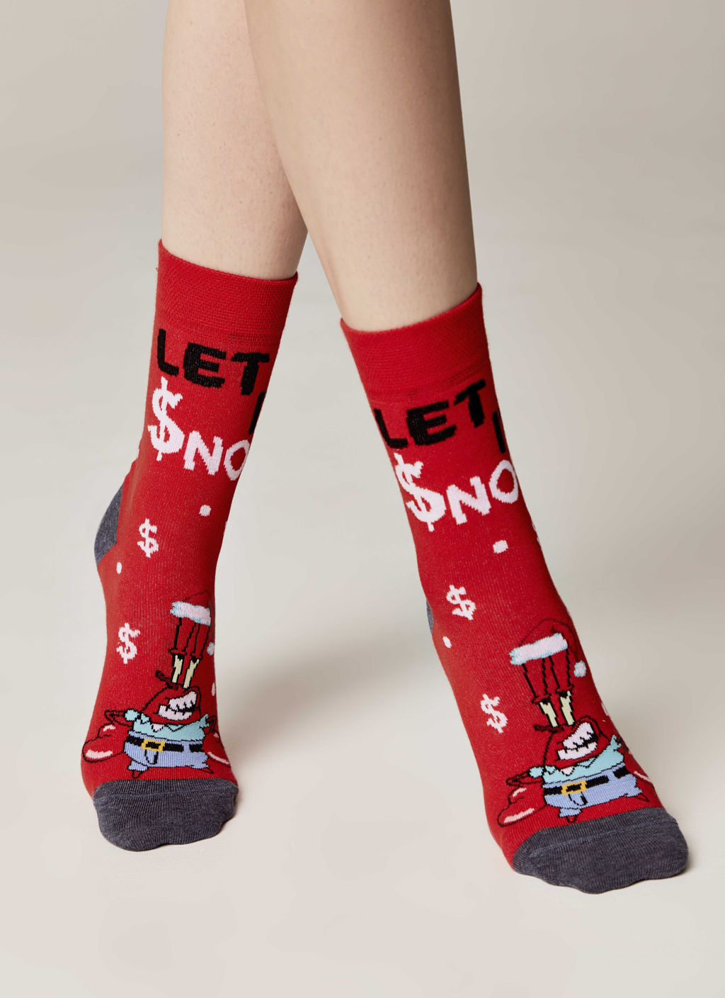Цена за 2 пары. Носки новогодние КРАСНЫЙ - Conte elegant фото 2