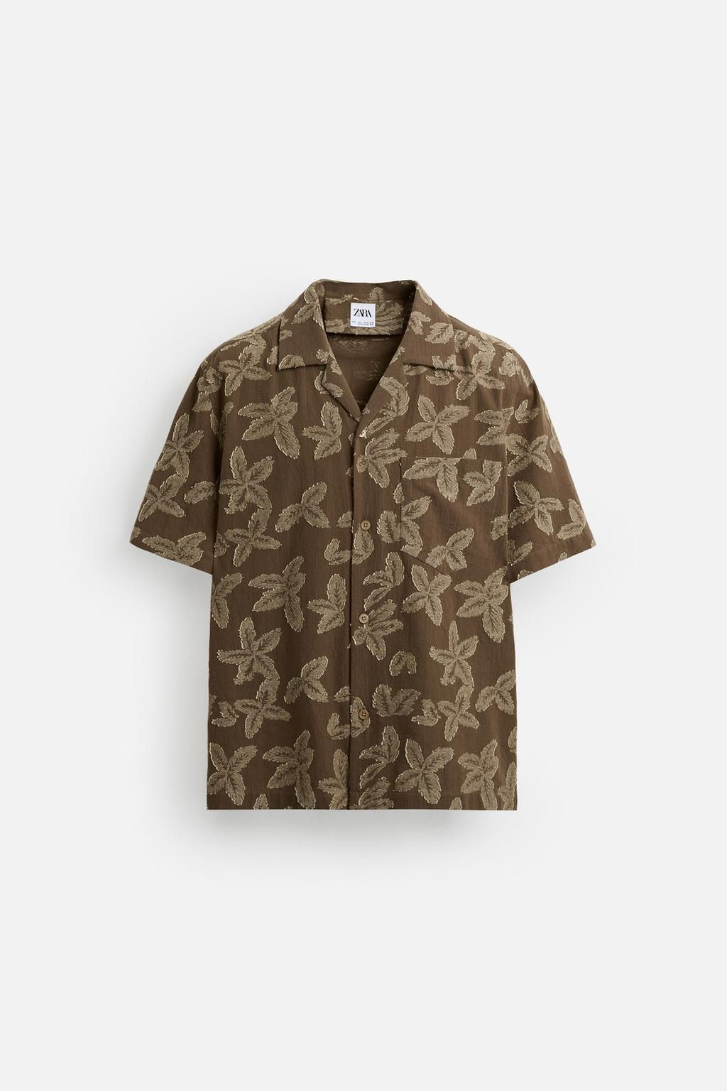 FLORAL JACQUARD SHIRT  OTIS KWAME KYE QUAICOE - Zara фото 7