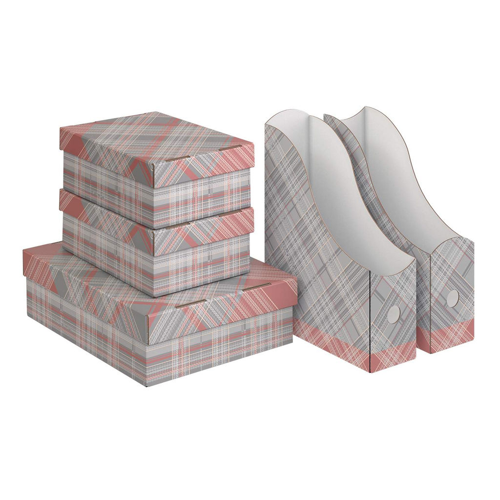 Набор для наст. хран. из карт.: короб 3 шт., лоток 2 шт., TRAVELLING AIR, шт - Valiant фото 12