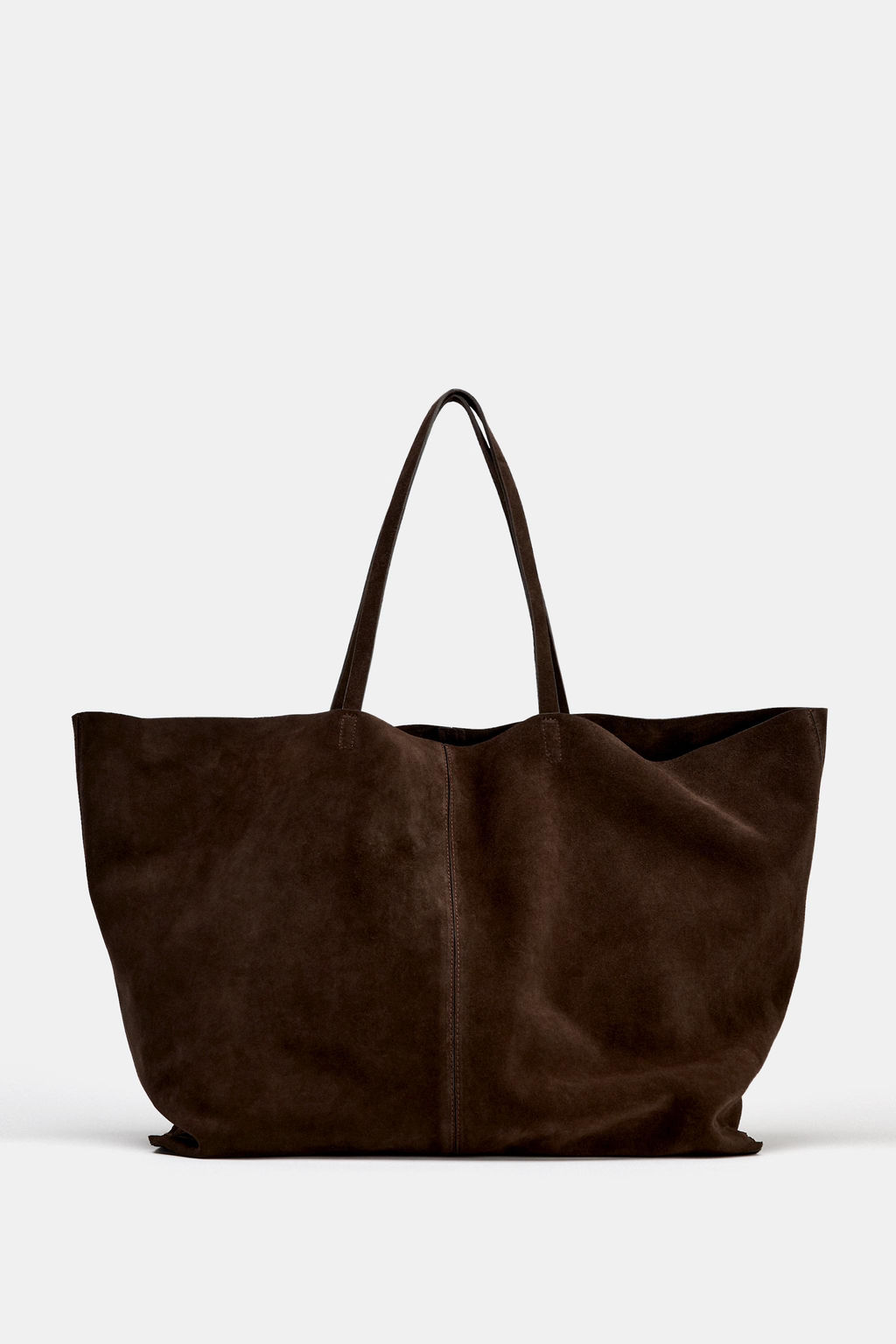 MAXI SUEDE TOTE BAG - Zara фото 11
