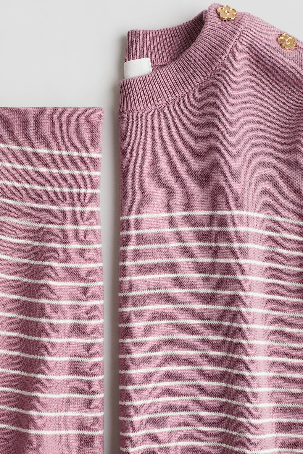 Conjunto de 2 piezas en punto fino de algodon - H&m фото 2