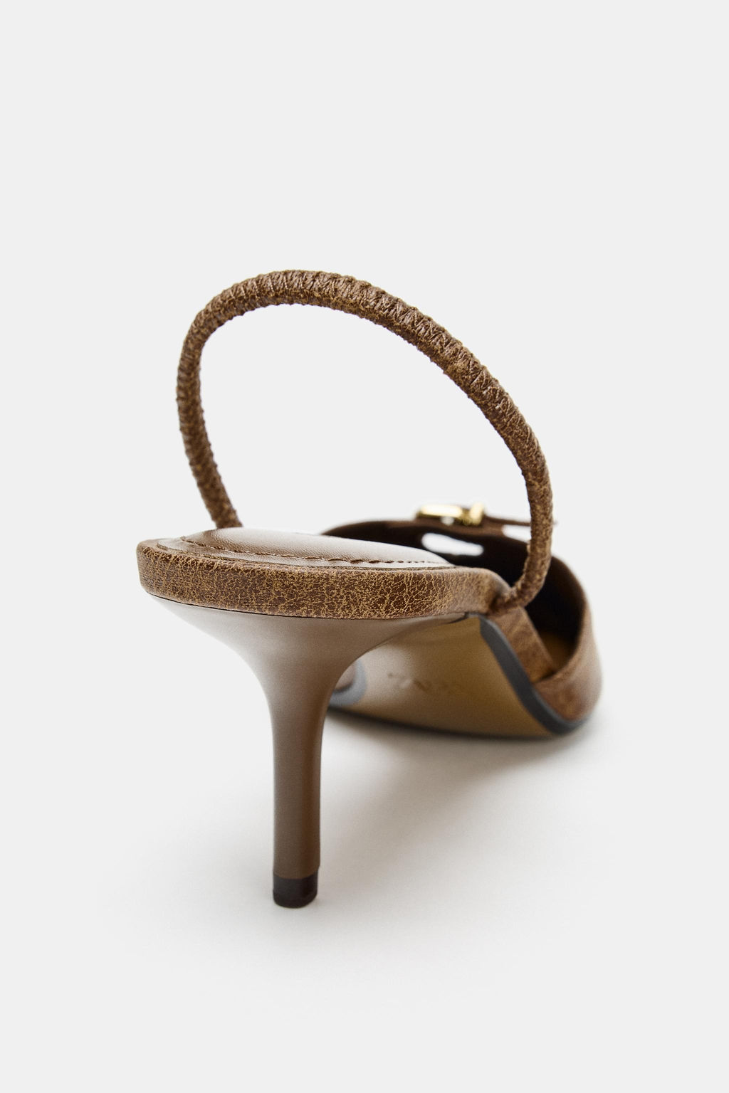 BUCKLED SLINGBACK SHOES - Zara фото 11