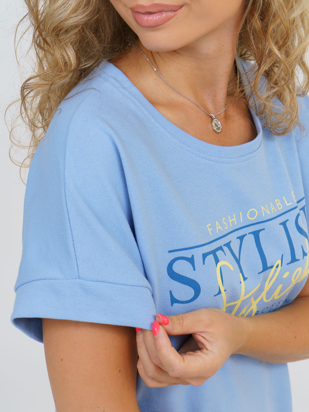 876 Платье "Голубой"