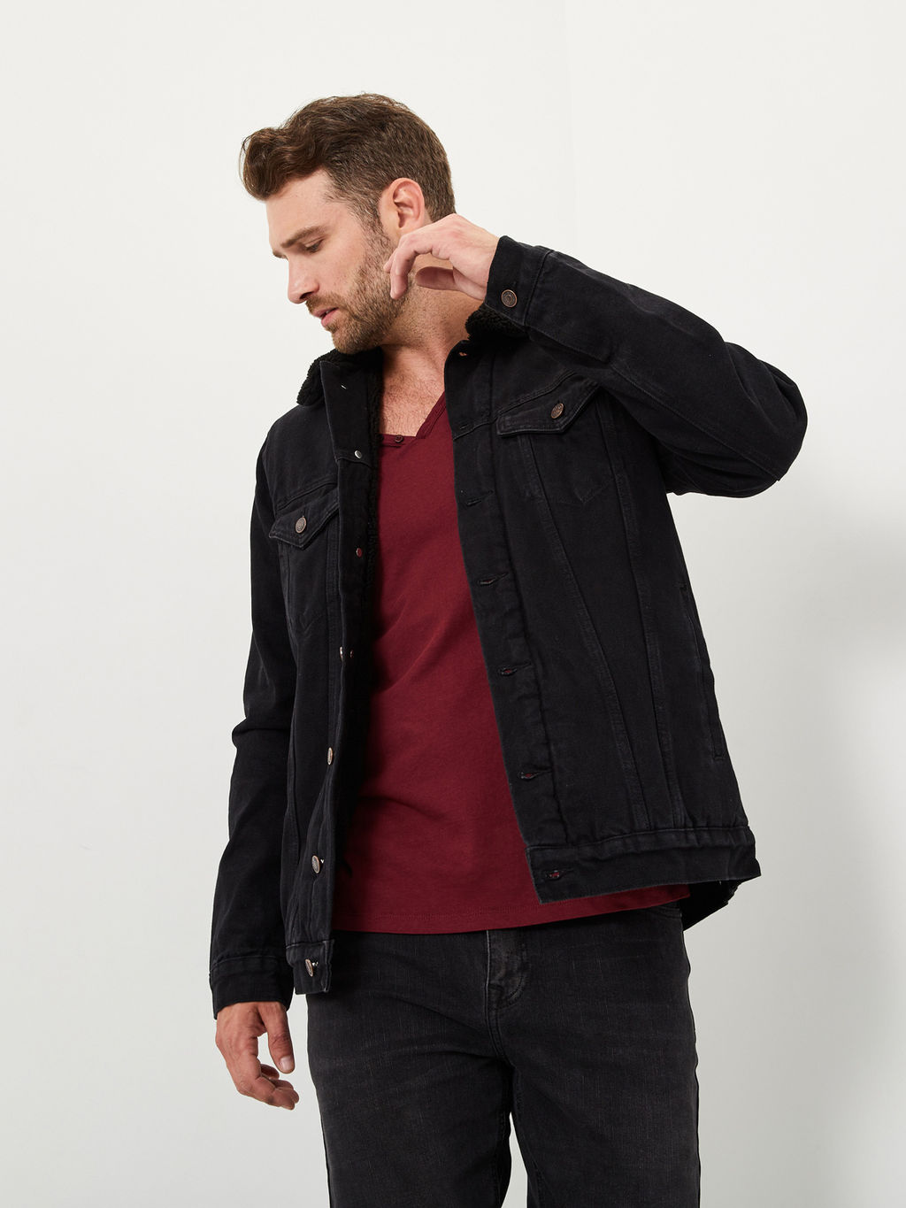 Мужская джинсовая куртка - Mossmore фото 45