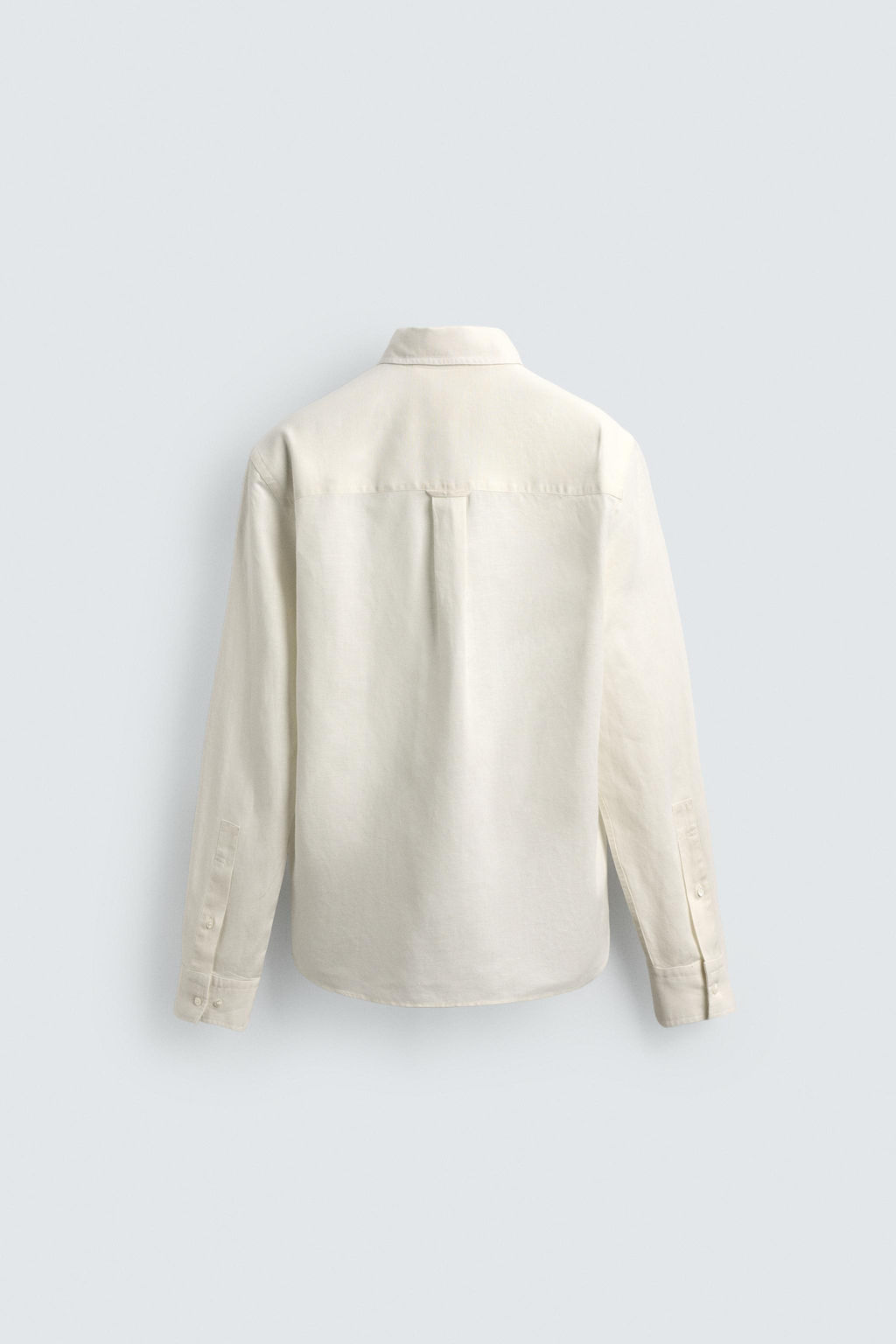 CAMISA REGULAR FIT C??AMO - ALGOD?N / Blanco - Zara фото 7