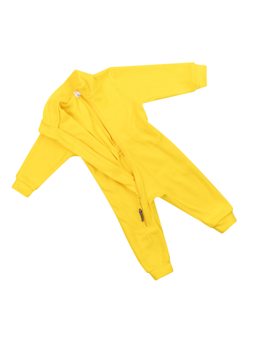 Комбинезон детский флисовый желтый