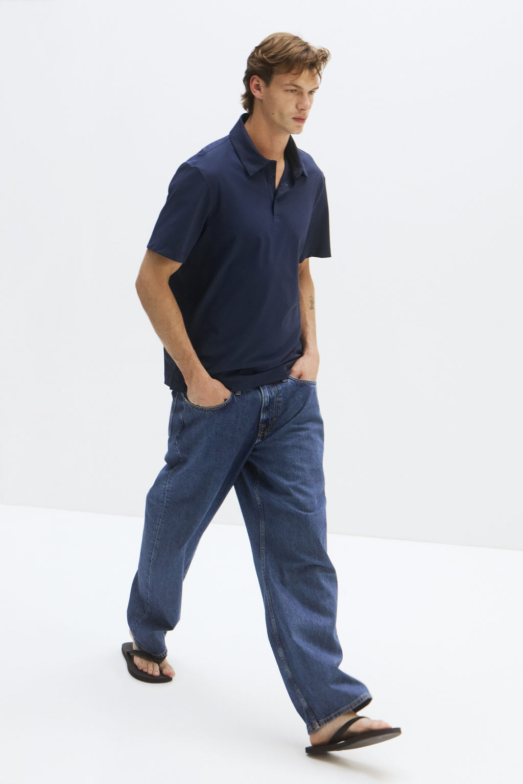 Cooling Regular Fit Polo shirt - H&m фото 8