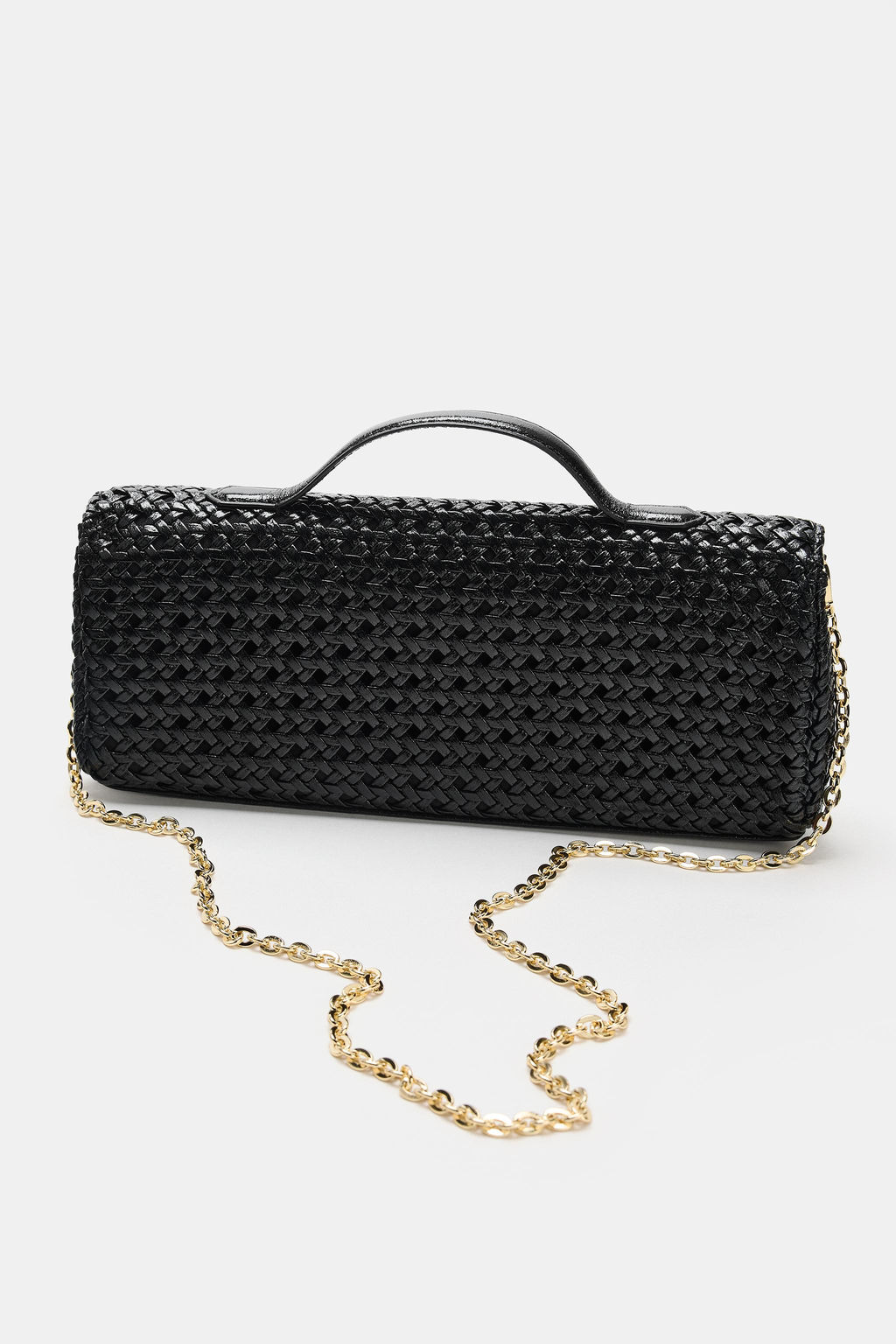 BOLSO SOBRE TRENZADO / Negro - Zara фото 4
