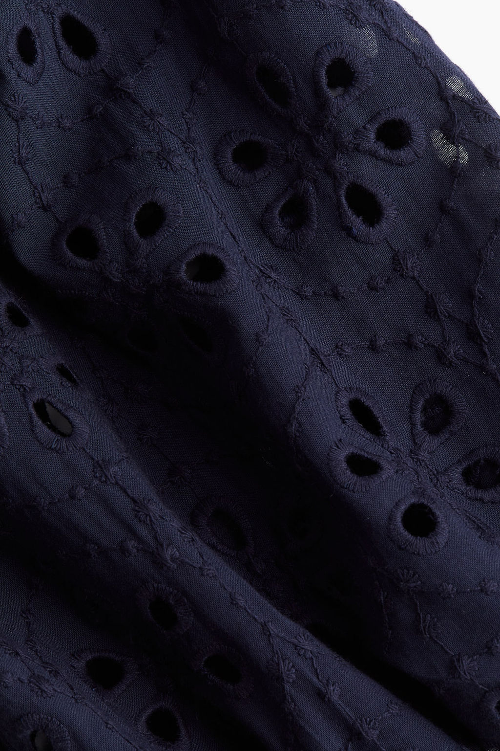 Top con mangas con bordado ingles - H&m фото 6