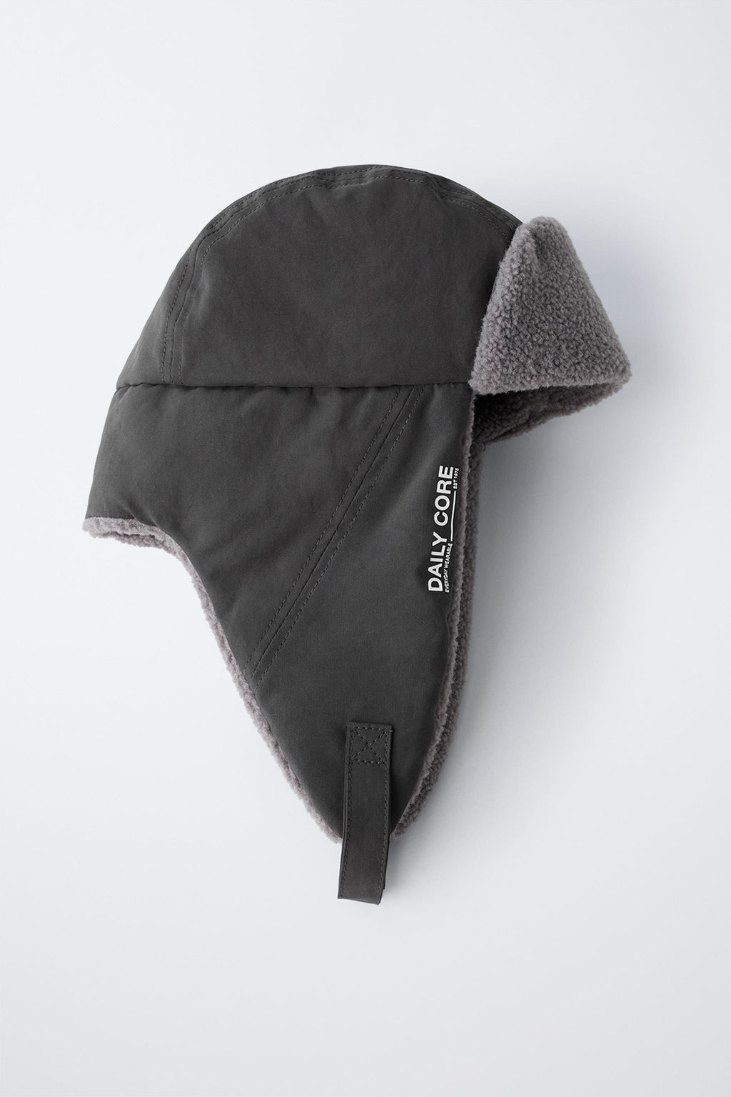 TECHNICAL FAUX SHEARLING CAP - Zara фото 6