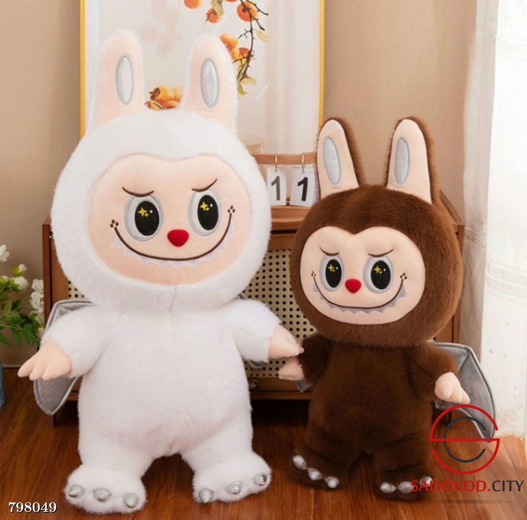 Постуления плюшевый мягкая игрушка Лабубу в пижаме дракон