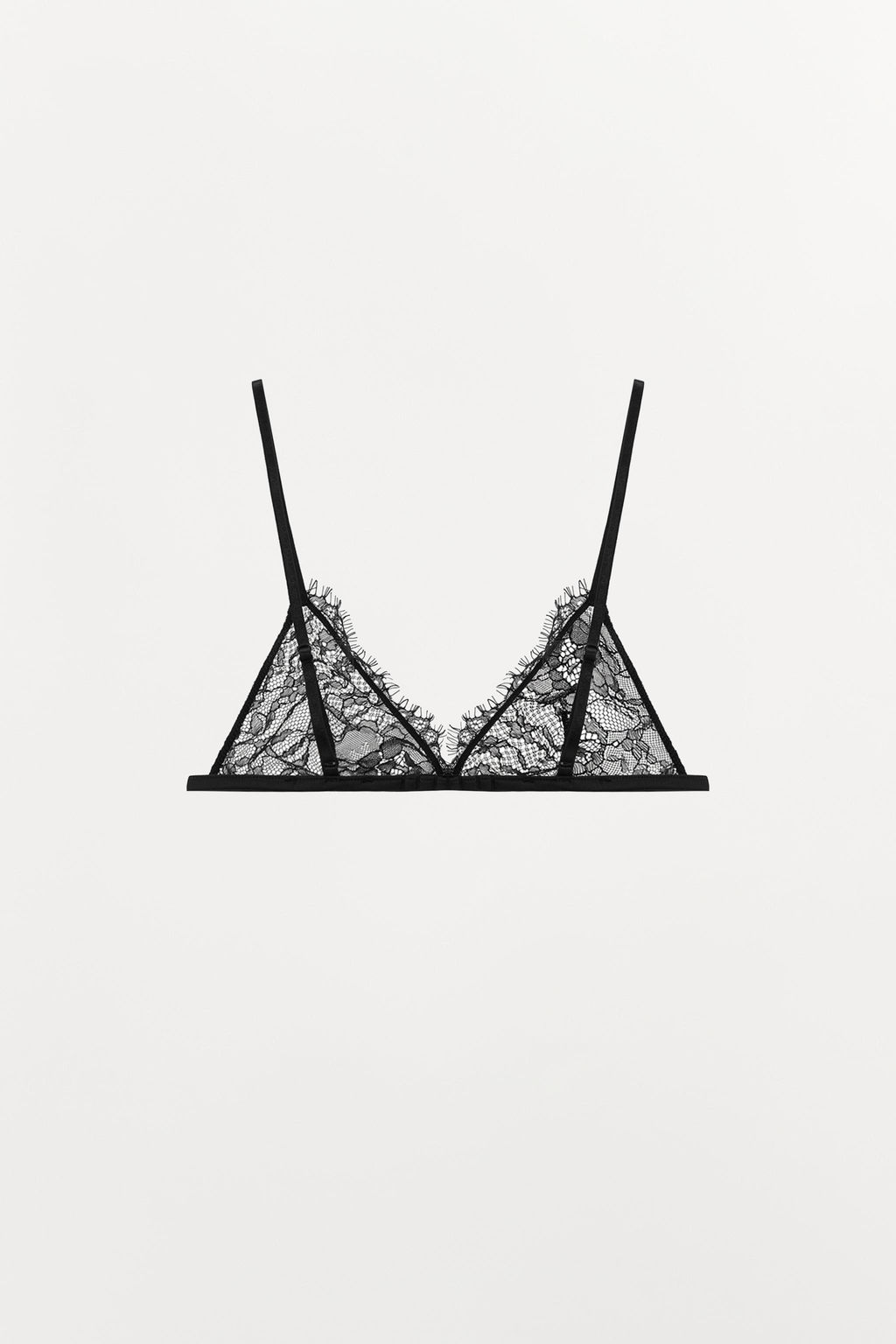 LACE TRIANGLE BRA - Zara фото 6
