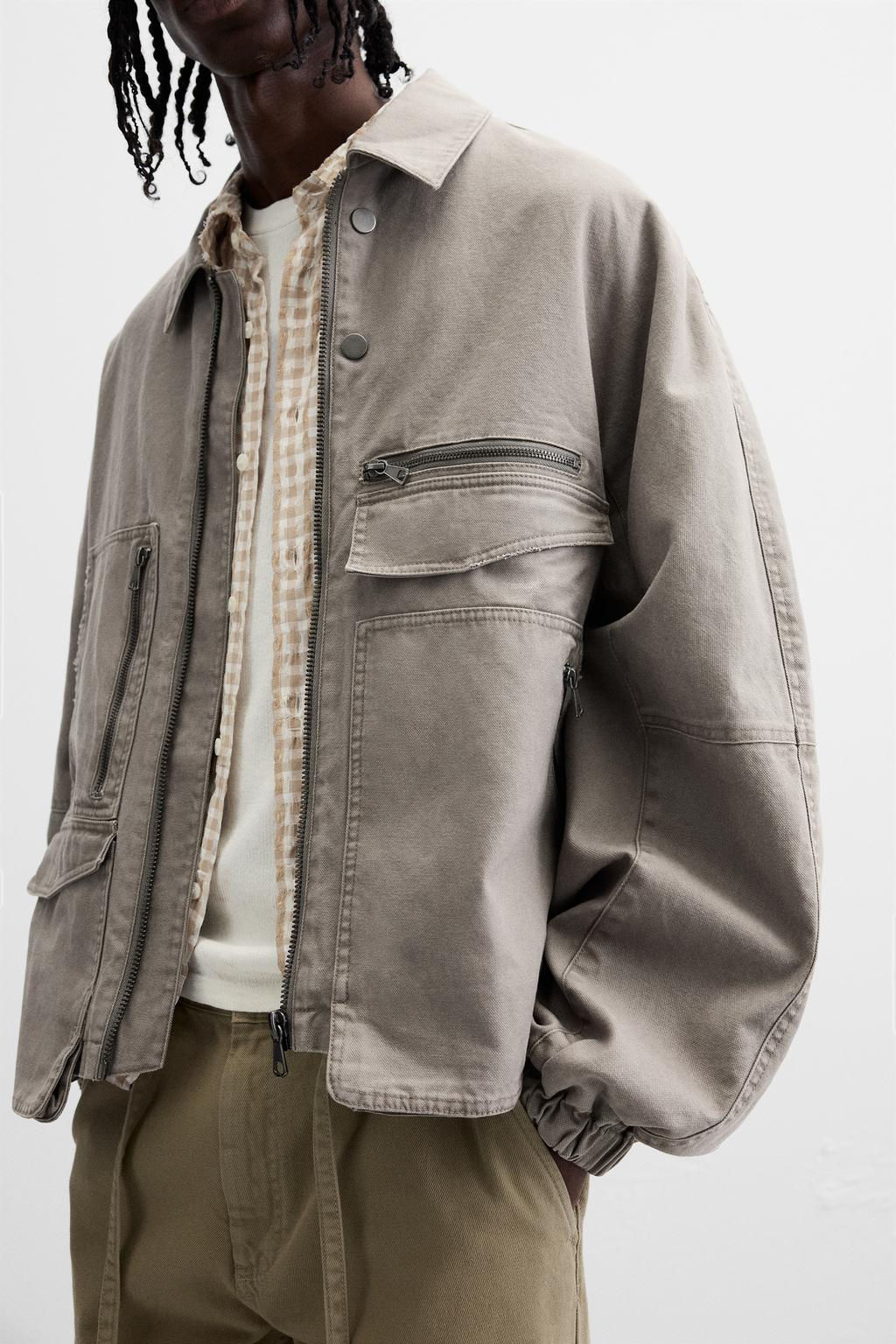 UTILITY JACKET WITH POCKETS - Zara фото 5