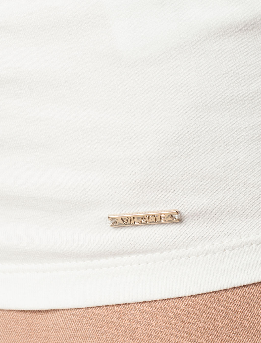 VILATTE / Джемпер из премиального хлопка с эластаном  фото 3