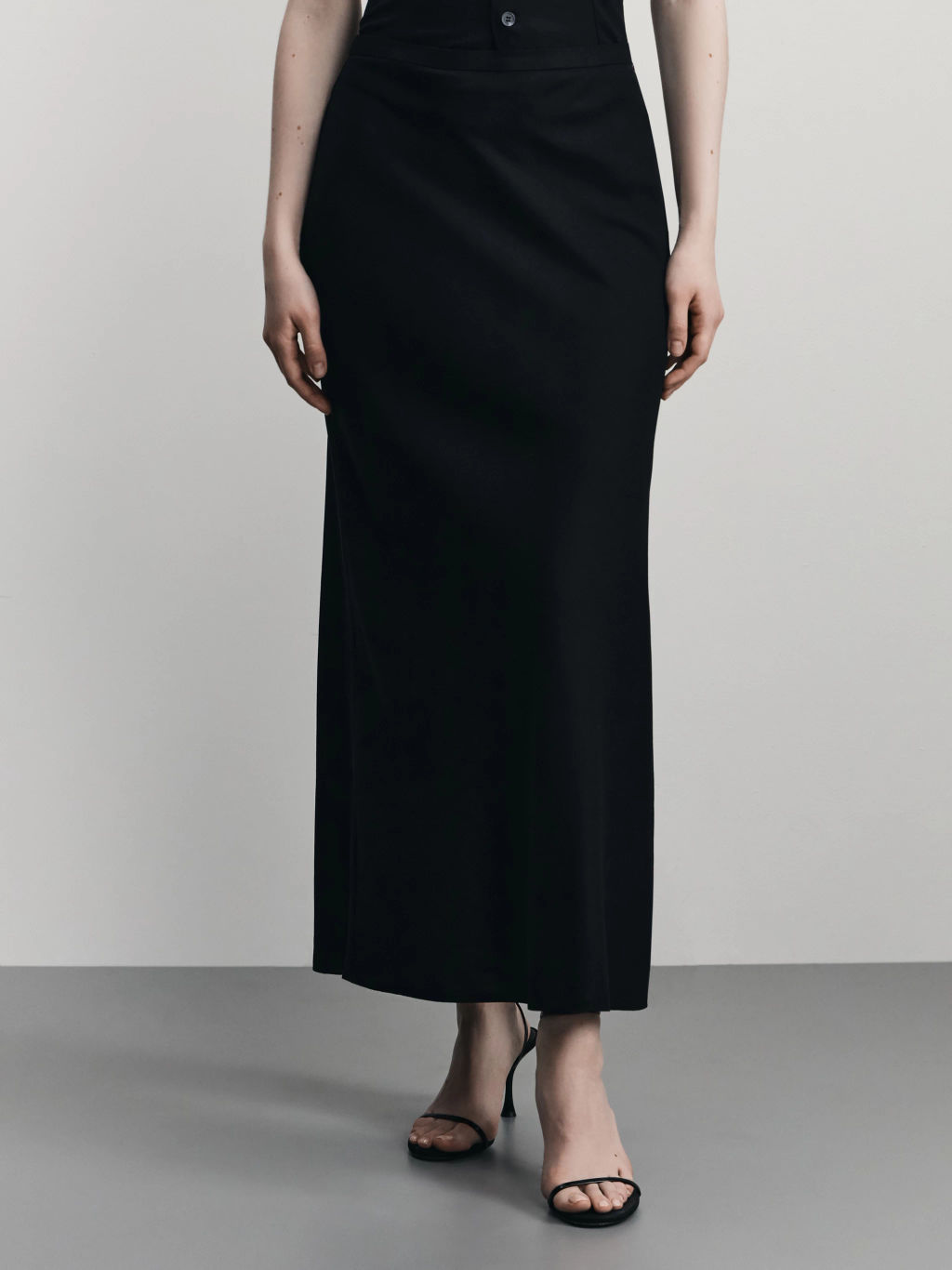 Юбка миди изо льна / Zarina фото 2