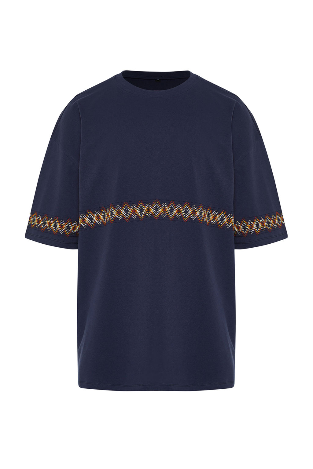 TRENDYOL MAN Tas Oversize/Genis Kesim K?sa Kollu Islemeli %100 Pamuklu T-Shirt TMNSS21TS1889 - Trendyolmilla фото 7