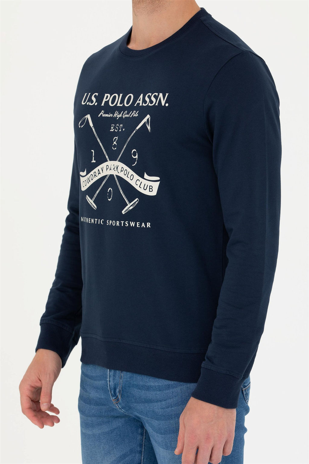 U. S. Polo Assn / Мужской темно-синий свитшот - U.s. polo assn фото 6