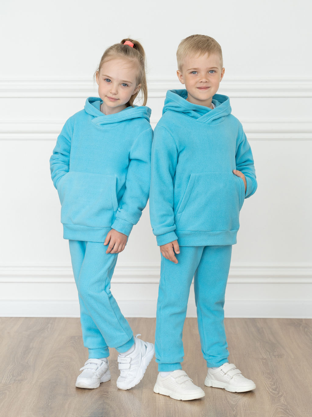 Костюм детский флисовый бирюза 7043г(ш) (116, 60)