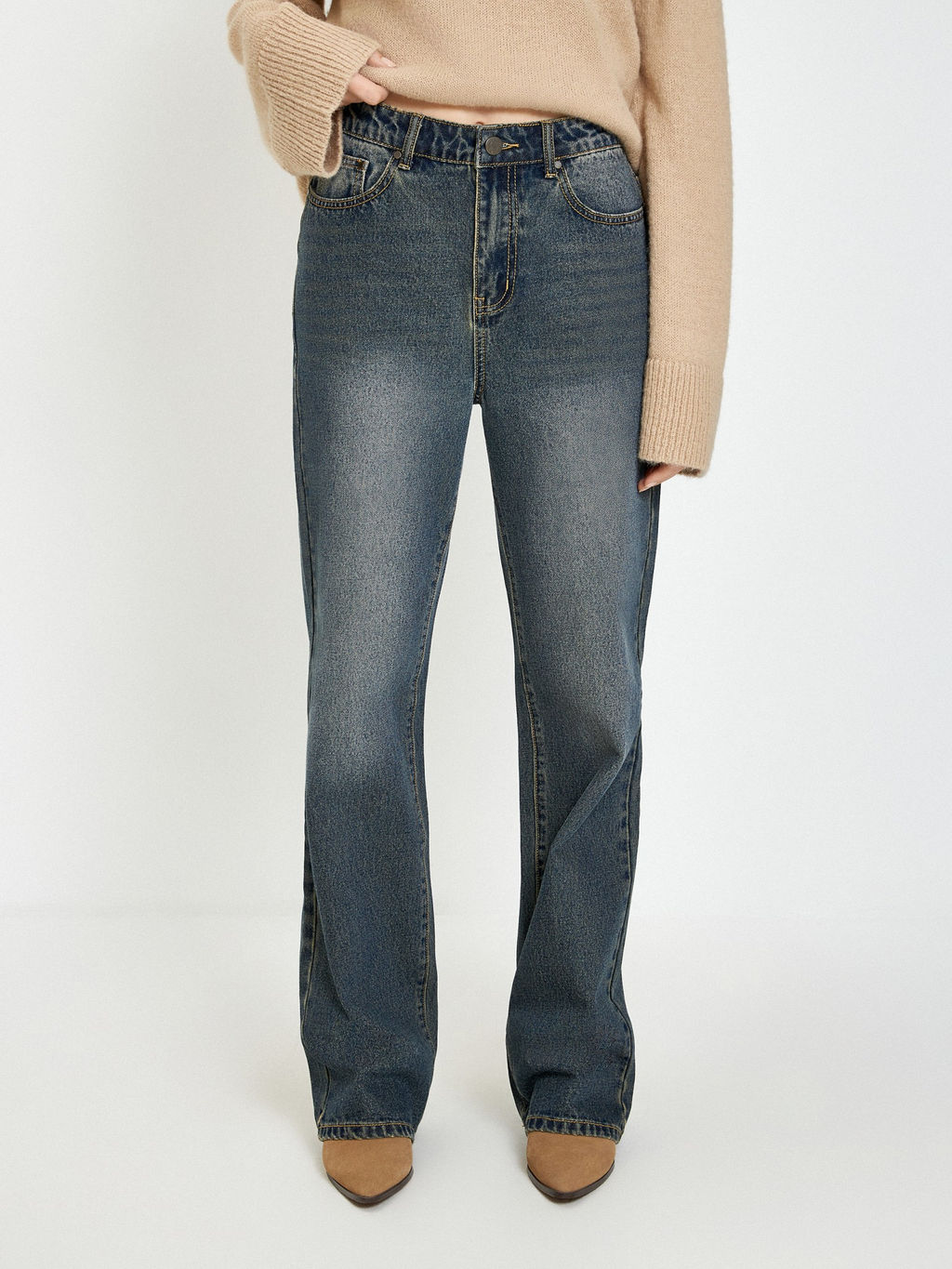 10200440096 Брюки джинсовые жен. Burato холодный синий - Concept club фото 2