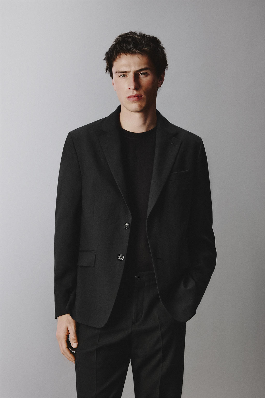 WOOL BLEND SUIT BLAZER - Zara фото 2