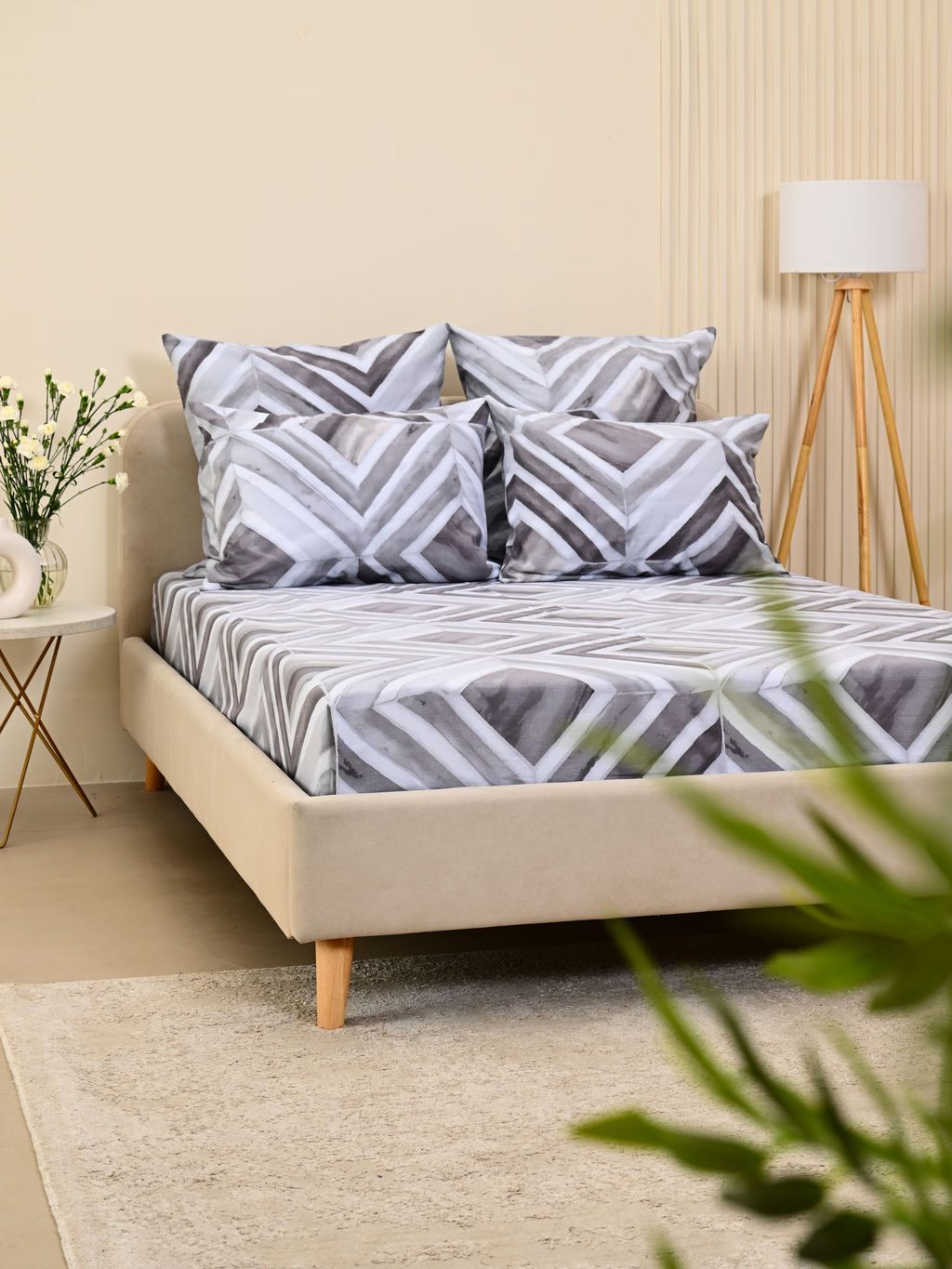 Простыня бязь люкс - Ромбы 220x240