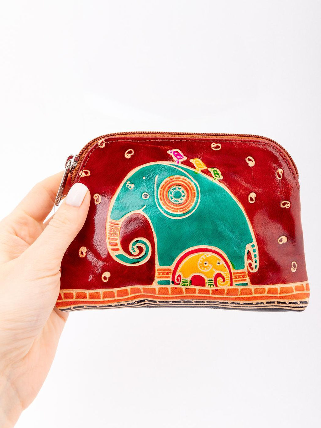 Косметичка  Слон (кожа) набор из 3-х № 0644/3 - Ганг фото 9