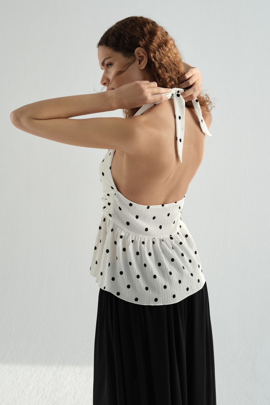 Top halter con peplum - H&m фото 6