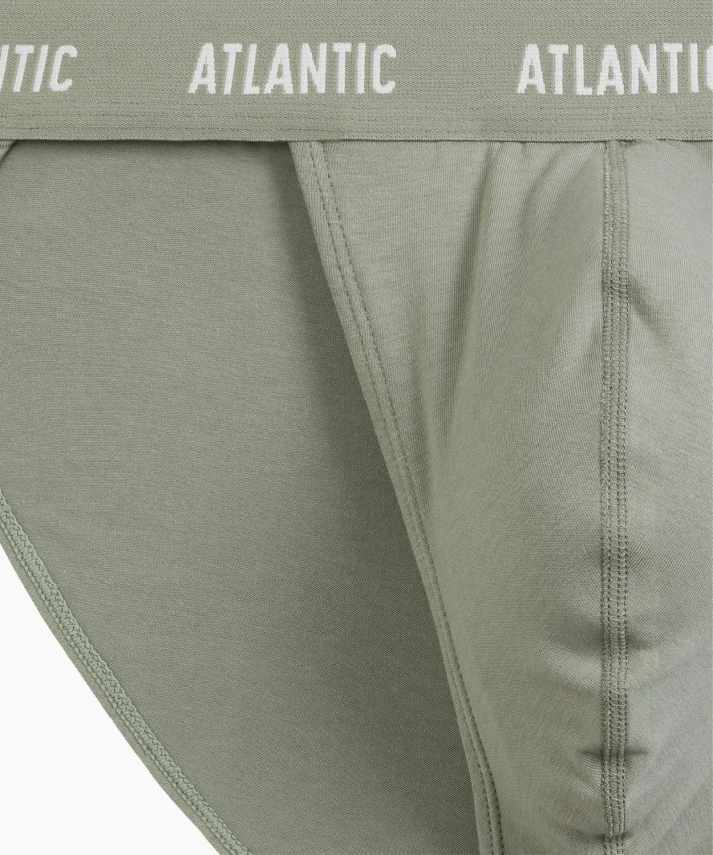 ATLANTIC 3MP-1576 Трусы танга Tango - набор 3 шт. темно-синий + темно-голубой + светло-зеленый  фото 5