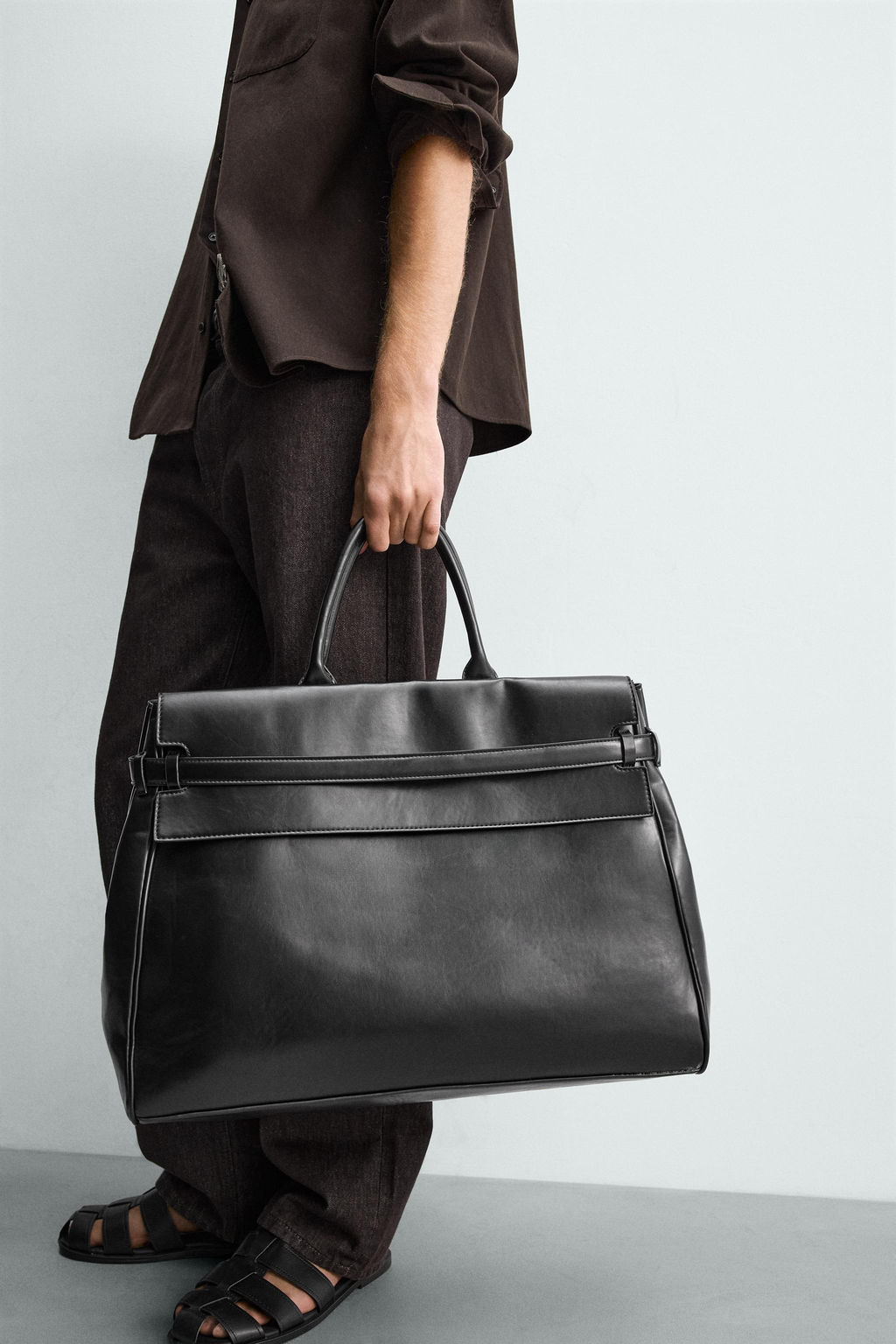 BOLSO DE MANO / Negro - Zara фото 3