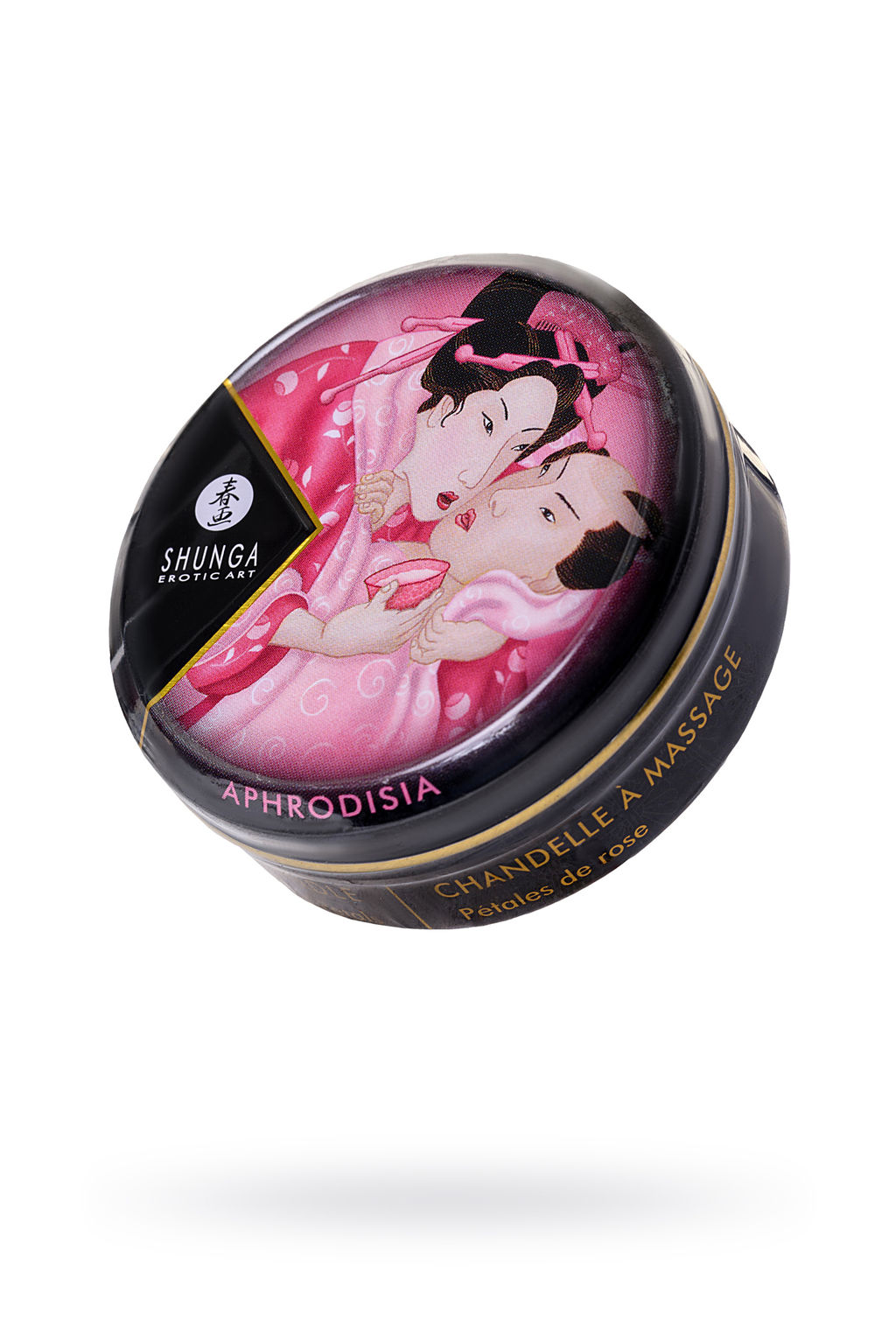 Массажное аромамасло в виде свечи Shunga Афродизия. Лепестки роз (Aphrodisia. Rose Petals), 30 м