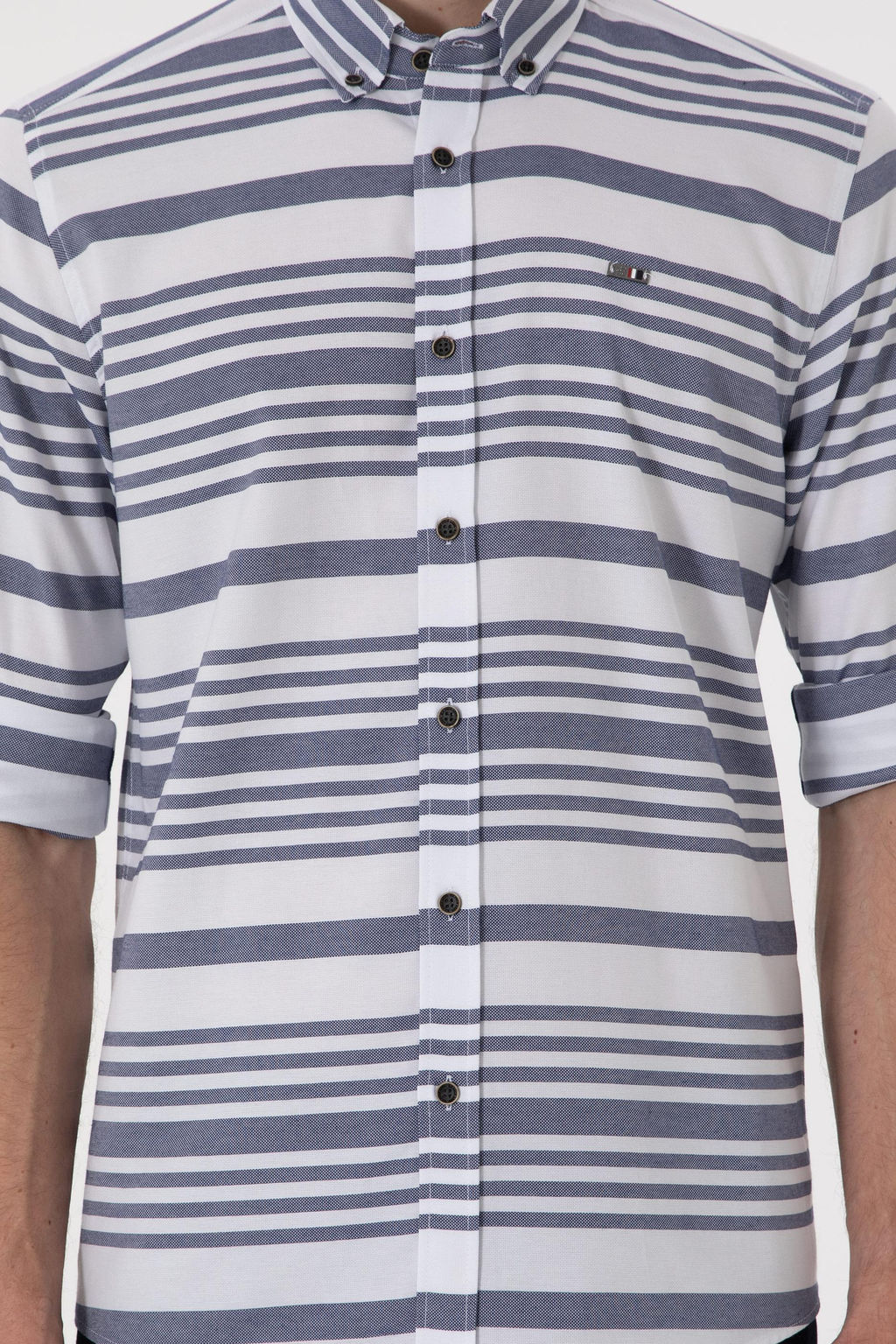 Мужская темно-синяя рубашка с длинным рукавом Неожиданная скидка в корзине - U.s. polo assn фото 6